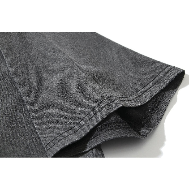 Fog Essentials T Shirts Spring and Summer FOG Washing Water Old Crew Neck Short Sleeves