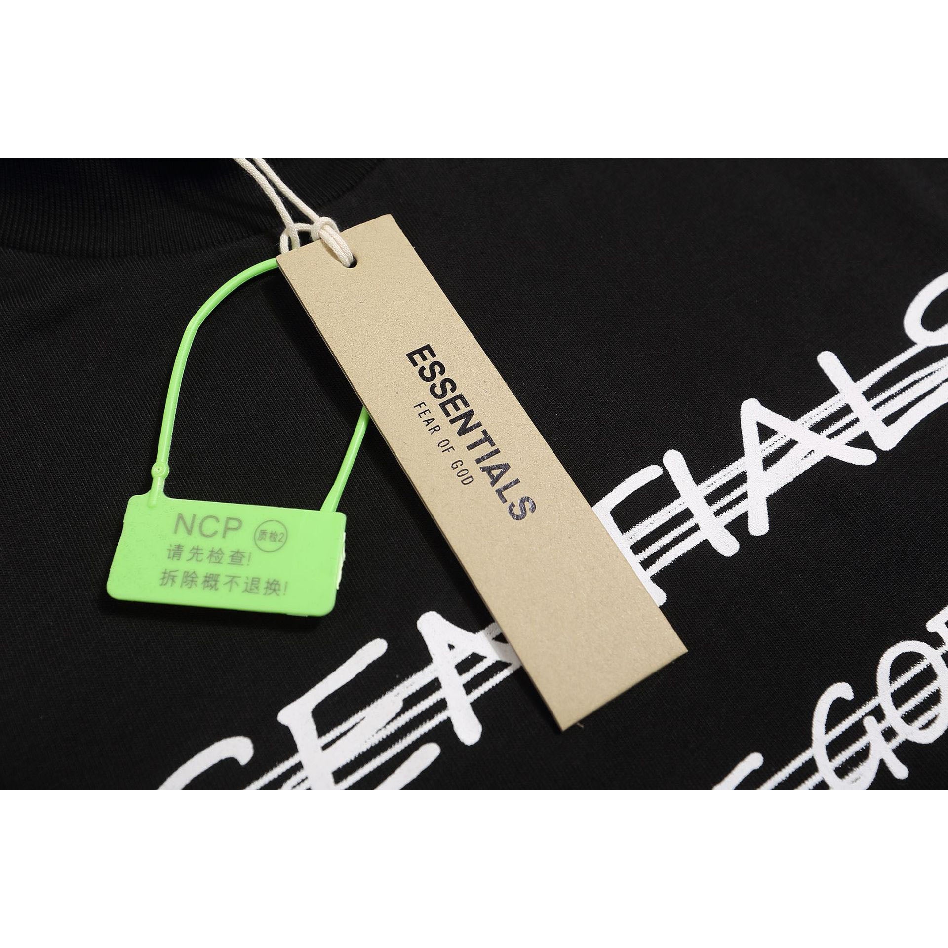 Fog Essentials T Shirts Spring/Summer FOG Painting Crew Neck Short Sleeves