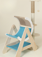 wood cat tower