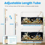 Multifunctional Electric Aquarium Vacuum Cleaner Length Adjustable