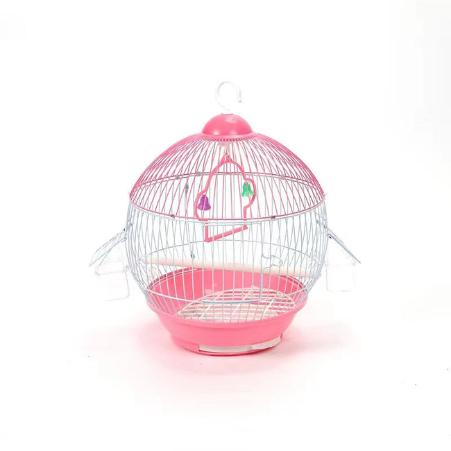 Mini Spherical Shapebirdcage Standing Ornamental Birdcage Easy to Clean Breeding Bird Flight Cage Home Crate Parrot Nest Hover Image