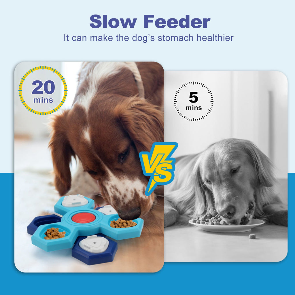 4-Layer Slow Feeder Dog Bowl — Dog Puzzle & Enrichment Feeder