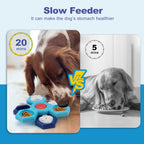 4-Layer Slow Feeder Dog Bowl — Dog Puzzle & Enrichment Feeder