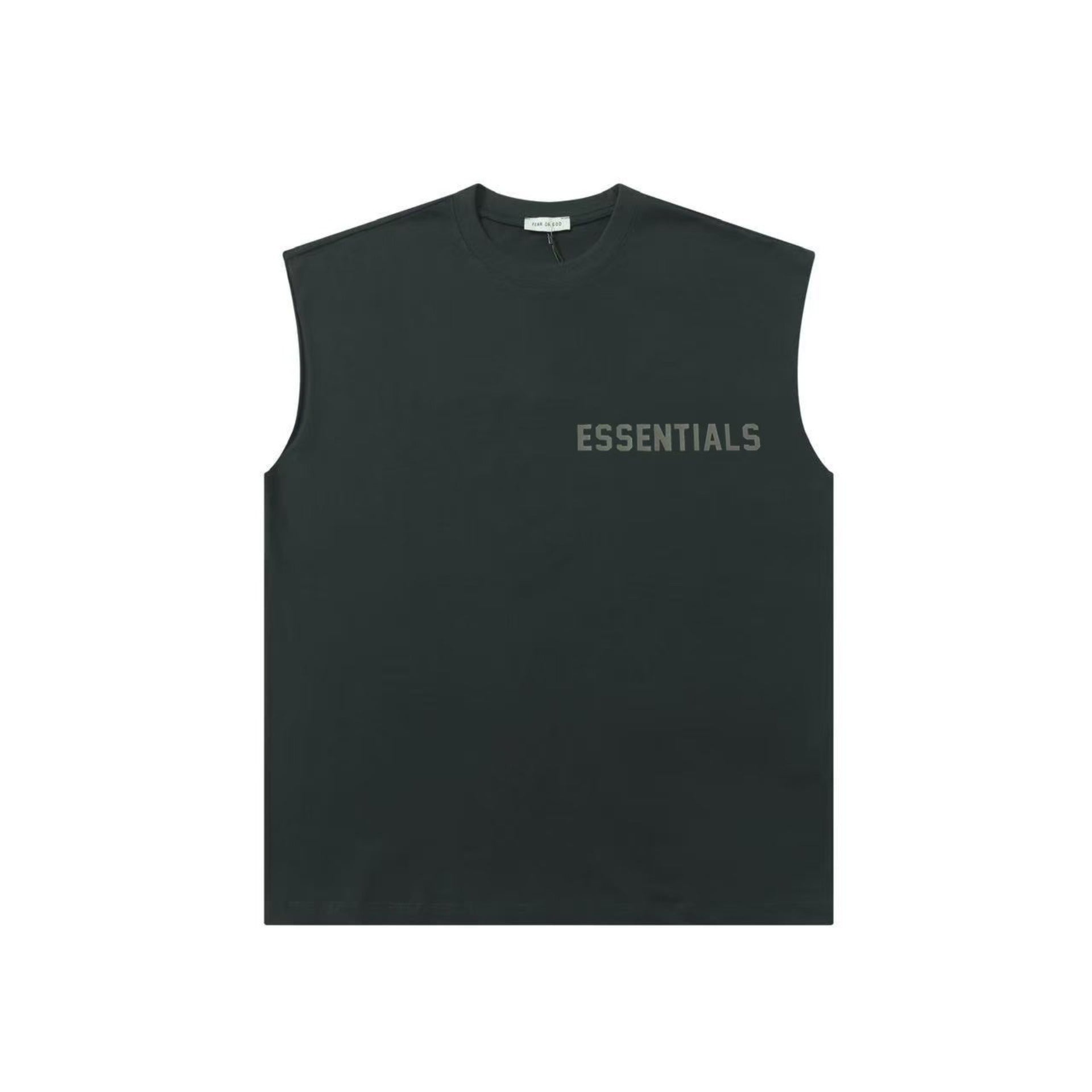 Fog Essentials tank spring summer FOG letter crew neck casual vest