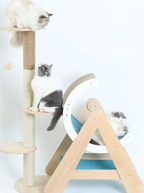 wood cat tower