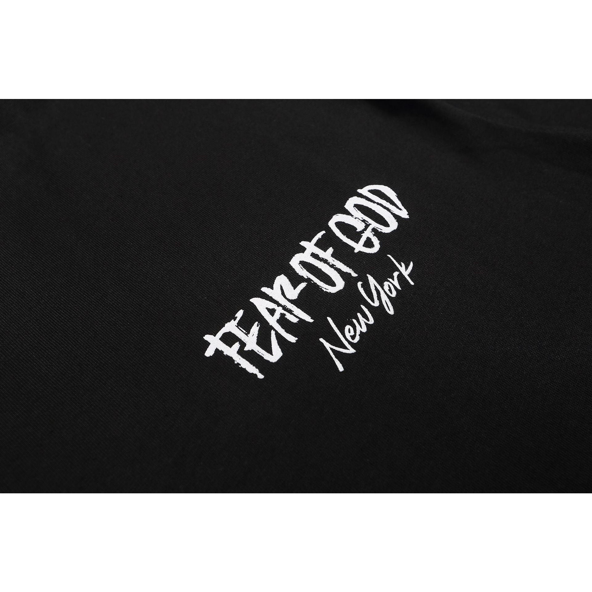 Fog Essentials T Shirts Letter Pattern Crew Neck Short Sleeves