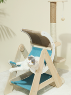wood cat tower