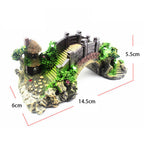 Fish Tank Decoration Retro Arch Bridge