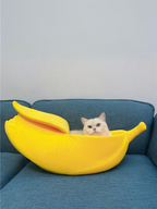 banana cat bed