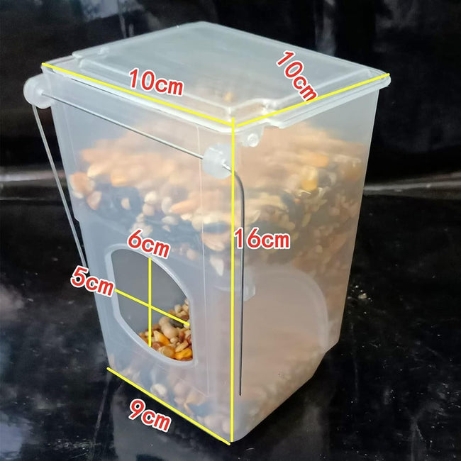 Automatic Pigeon Bird Feeder -Parrot Feeder Cage Accessories Supplies for Parakeet Canary Cockatiel Finch Main Image