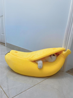 banana cat bed