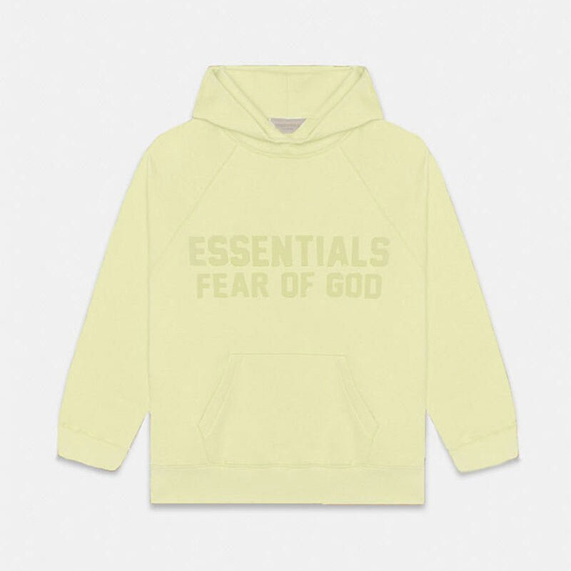 Fog Essentials Hoodie Unisex Flocking Logo Loose Hooded Sweater