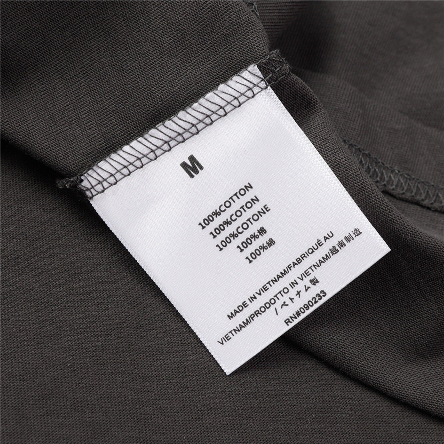 Fog Essentials T Shirts Spring Summer FOG Flocking E Letter Crew Neck Short Sleeves