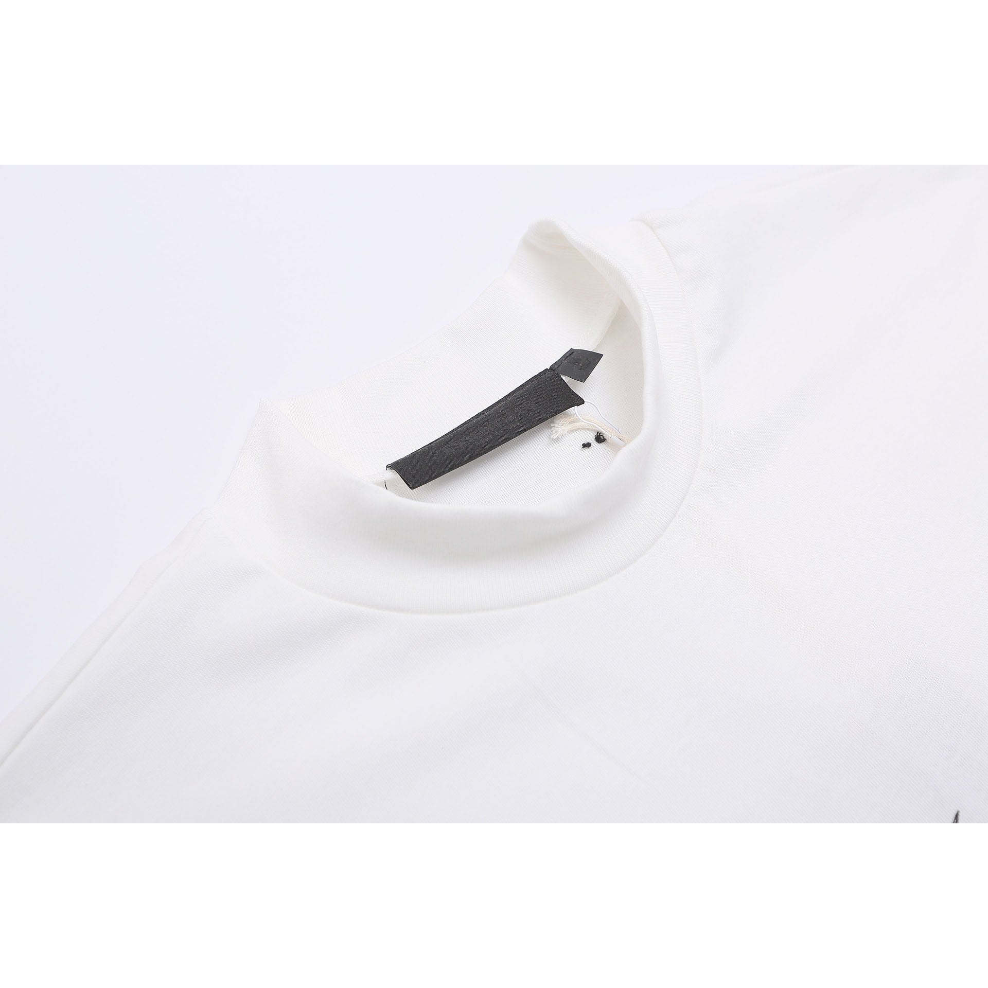 Fog Essentials T Shirts Spring/Summer FOG Letter Embroidery Crew Neck Short Sleeves