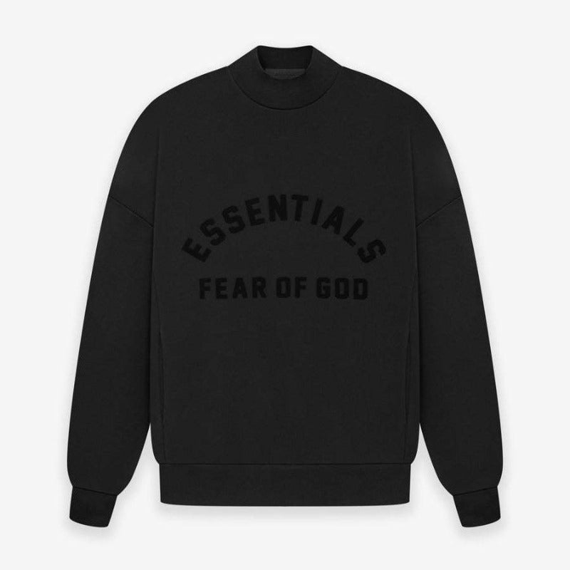 Fog Essentials Sweatshirt Unisex Micro Stand-Up Collar Loose Sweater