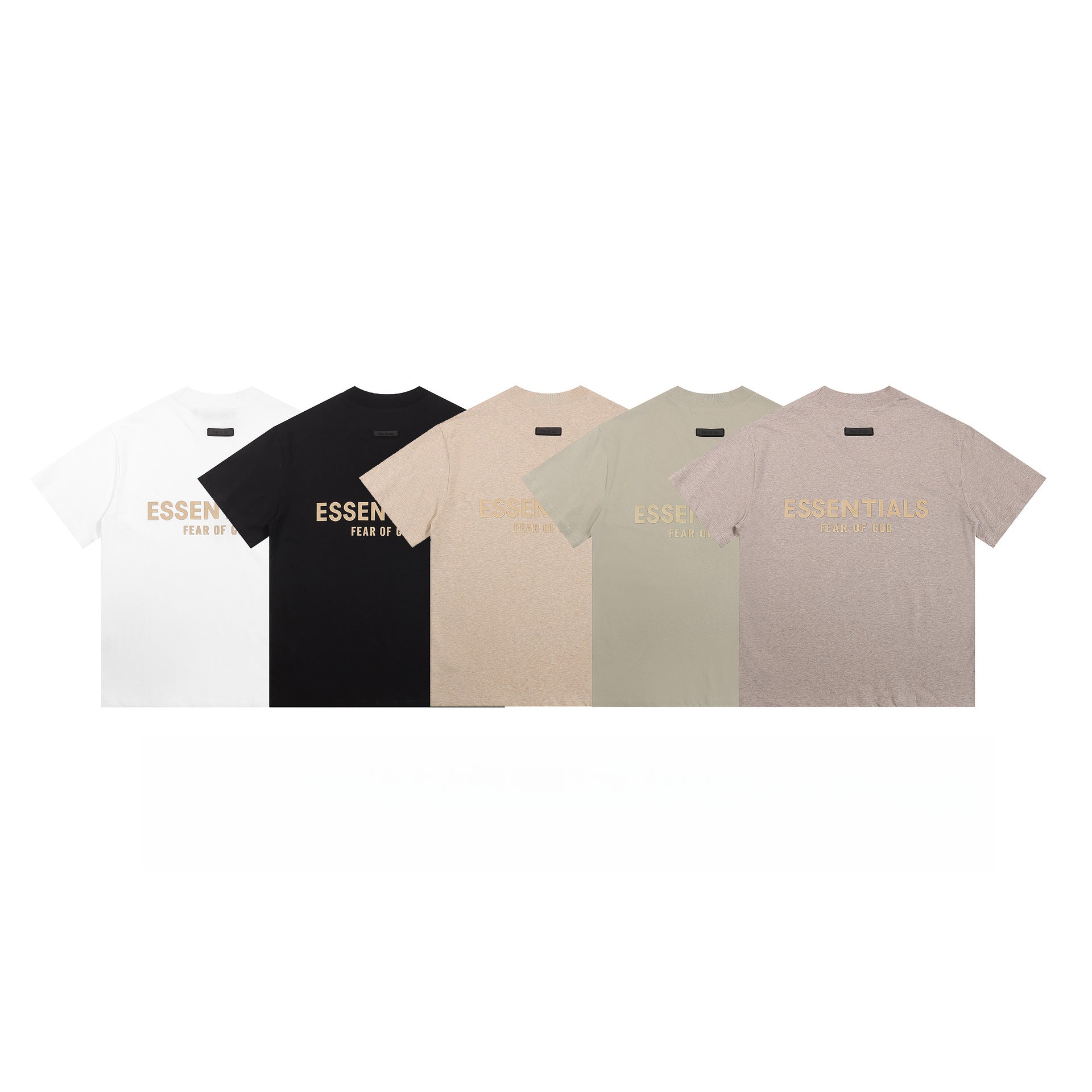 Fog Essentials T Shirts Spring Summer FOG Letter Crew Neck Short Sleeves