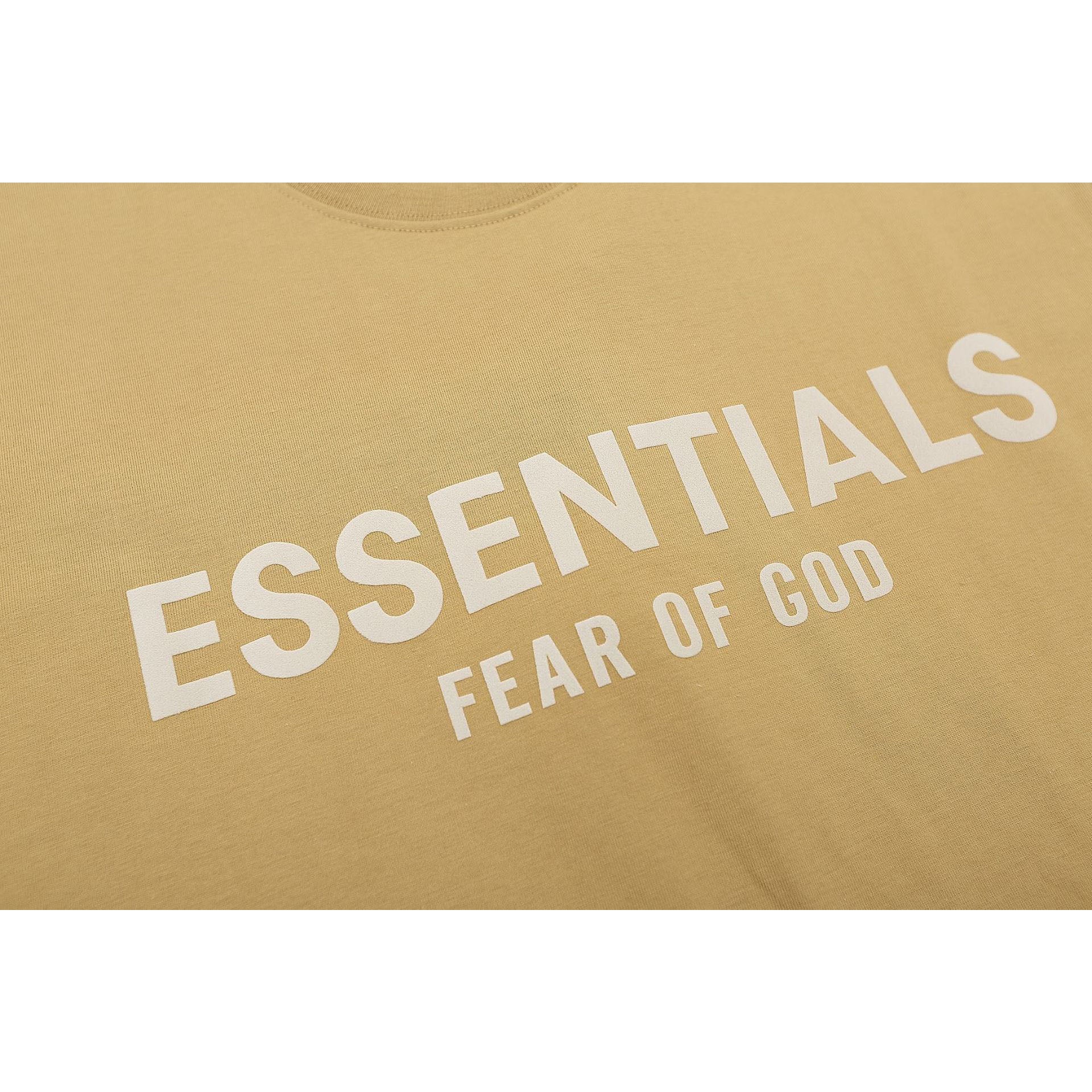 Fog Essentials tank summer FOG letter crew neck vest