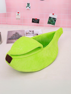 banana cat bed