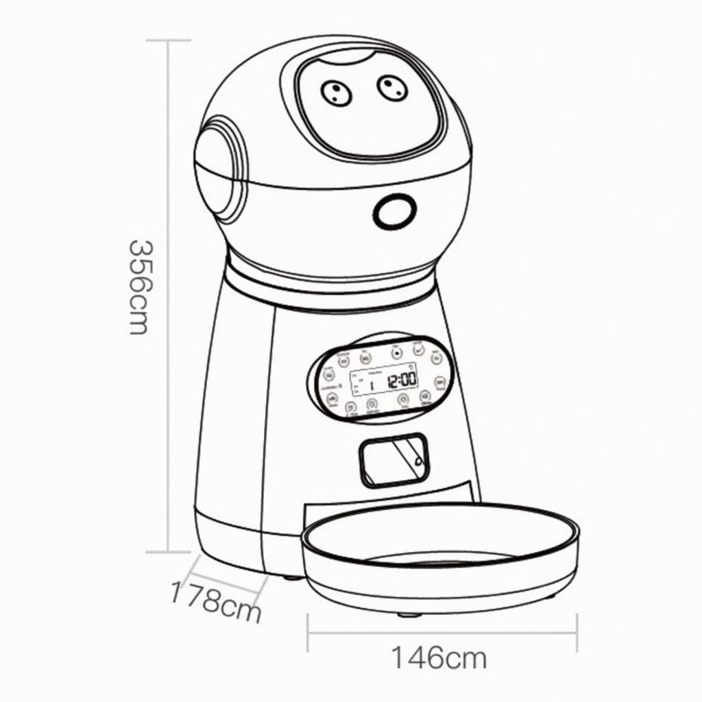 Automatic Pet Feeder – Smart Feeder for Cats & Dogs