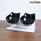 Dual Feeding Bowl Non-Slip with tilted angel