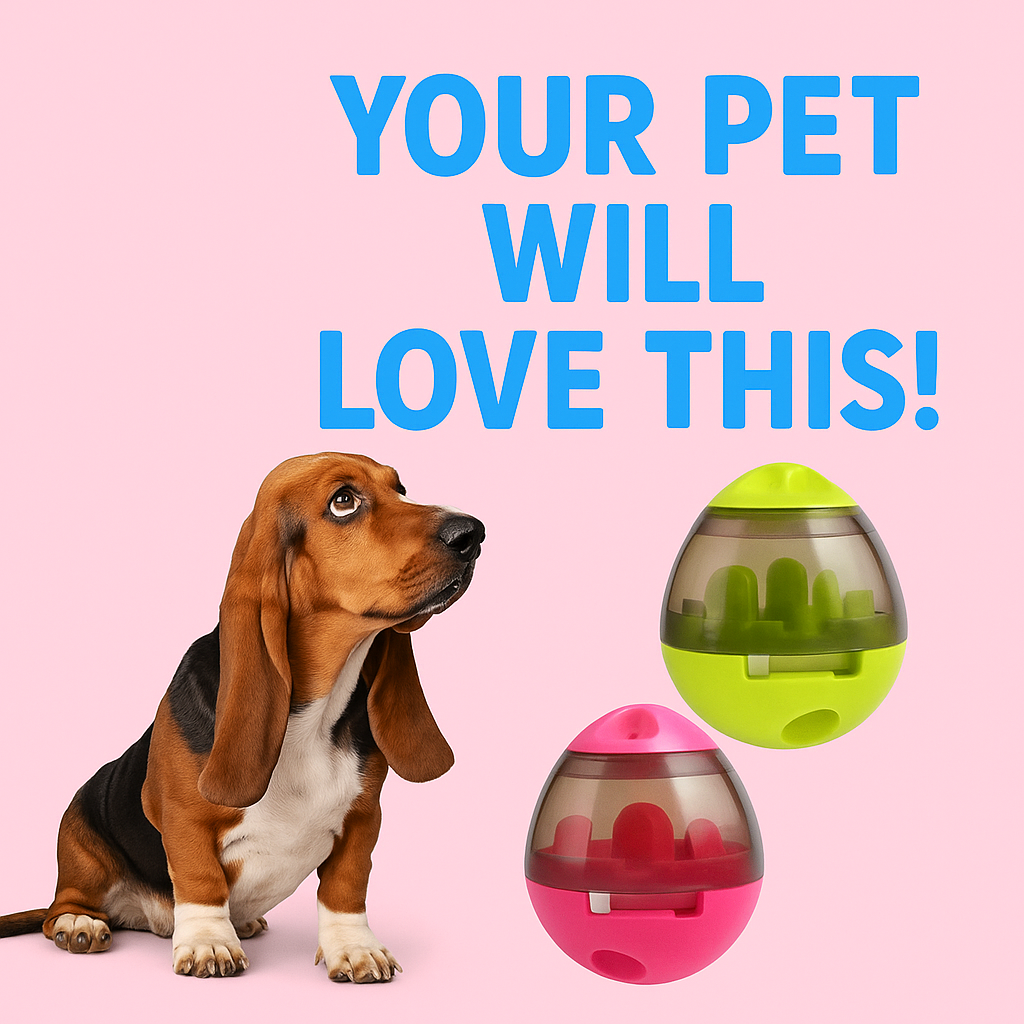 Interactive Pet Food Feeder Slow Feeding & Mental Stimulation Toy