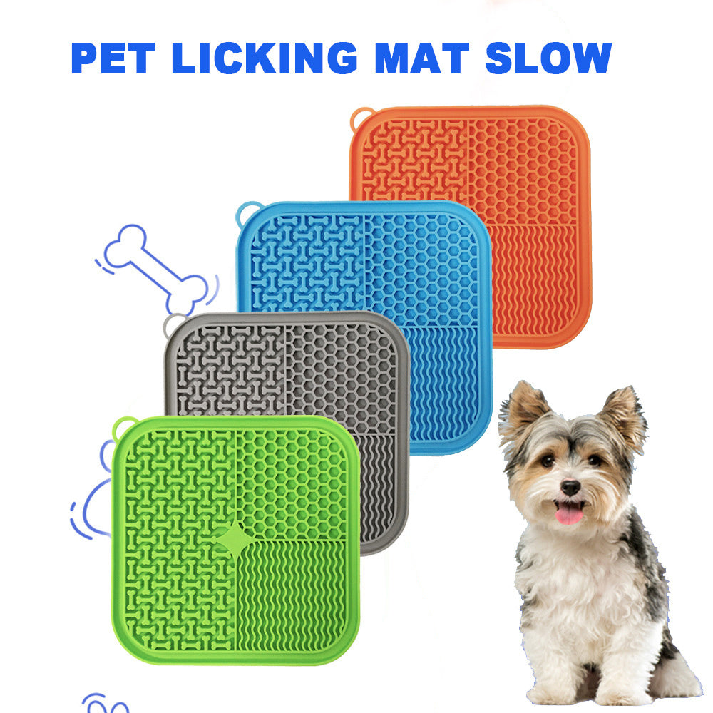 Dog Licking Mat Slow Feeder Anxiety Relief Premium Lick Pads