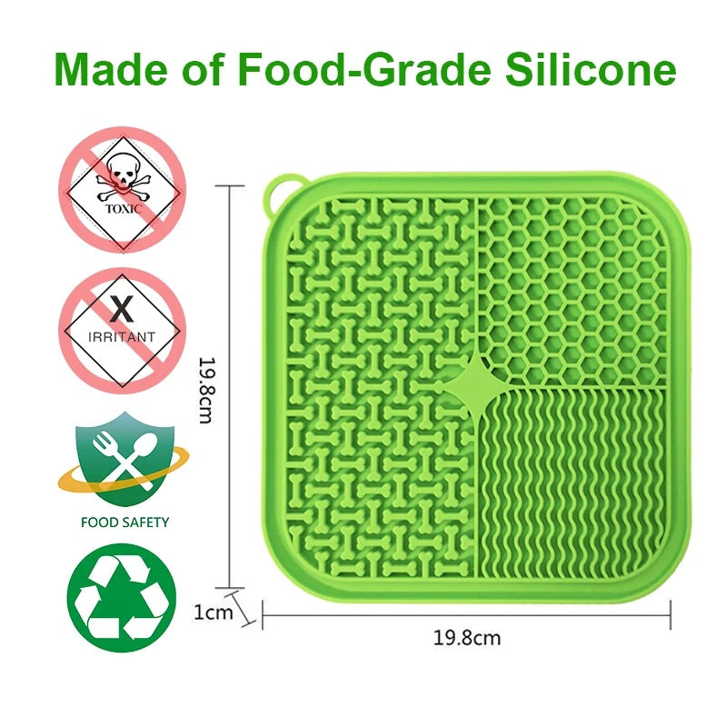 Dog Licking Mat Slow Feeder Anxiety Relief Premium Lick Pads