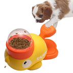 Dog Treat Dispenser - Duck Puzzle Toy for Dogs and Cats
