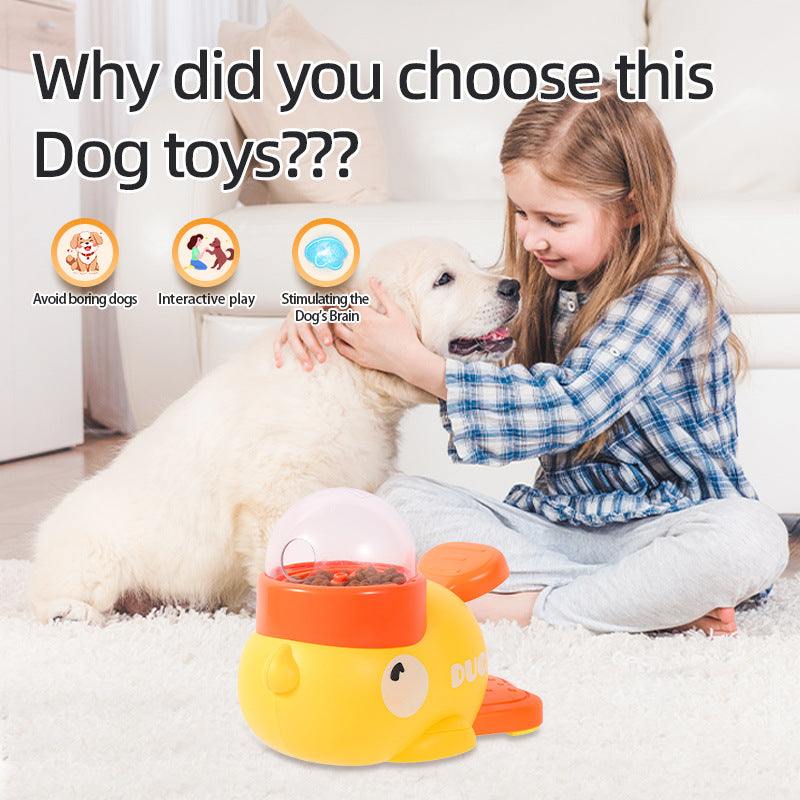 Dog Treat Dispenser - Duck Puzzle Toy for Dogs and Cats