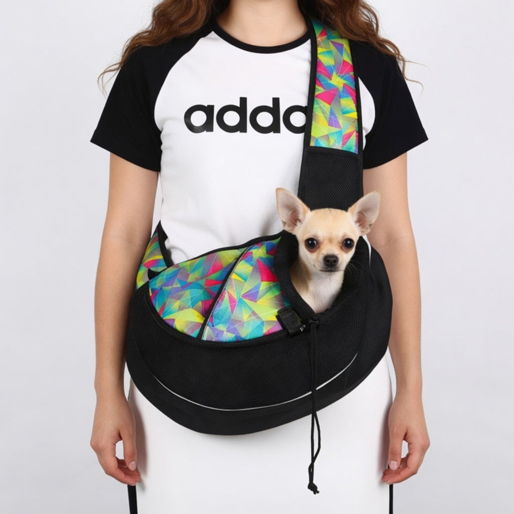 Dog Sling Carrier Bag — Hands-Free Crossbody Pet Carrier for Dogs & Cats