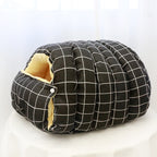 Enclosed Pet Bed Washable House for Cats and Medium Dogs