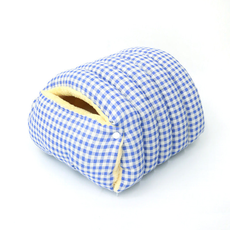 Enclosed Pet Bed Washable House for Cats and Medium Dogs