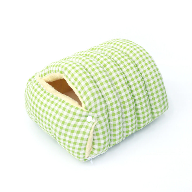 Enclosed Pet Bed Washable House for Cats and Medium Dogs
