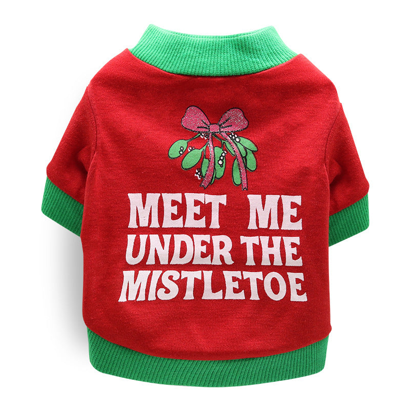 Festive Pet Christmas Outfit Holiday Clothing for Pets