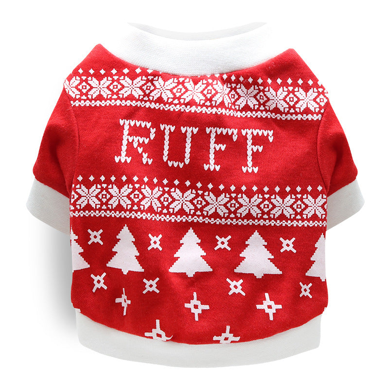 Festive Pet Christmas Outfit Holiday Clothing for Pets