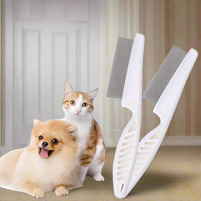 Flea Comb for Pets Effective Flea Removal Tool for all Pets Hover Image