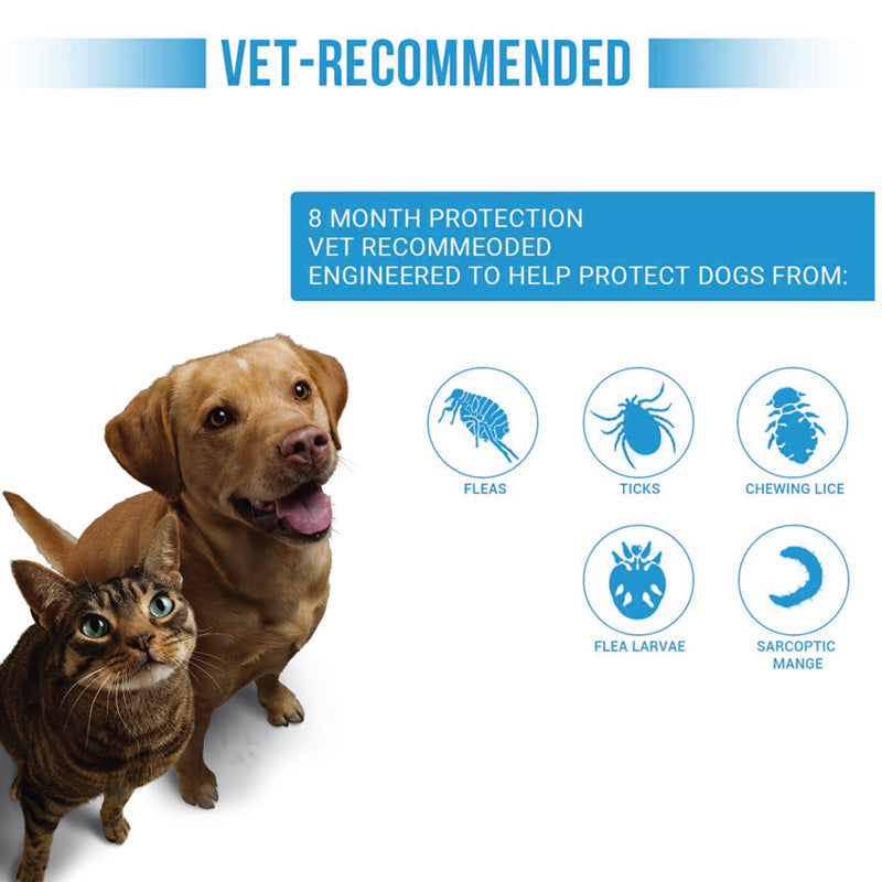 Natural Flea and Tick Collar 8-Month Protection for All Pets