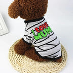 New Halloween Pet Clothes For Small Dogs Funny Dog Vest Cat Clothing Pet Hoodies Party Grimace Pumpkin Costume Puppy Up Outfit