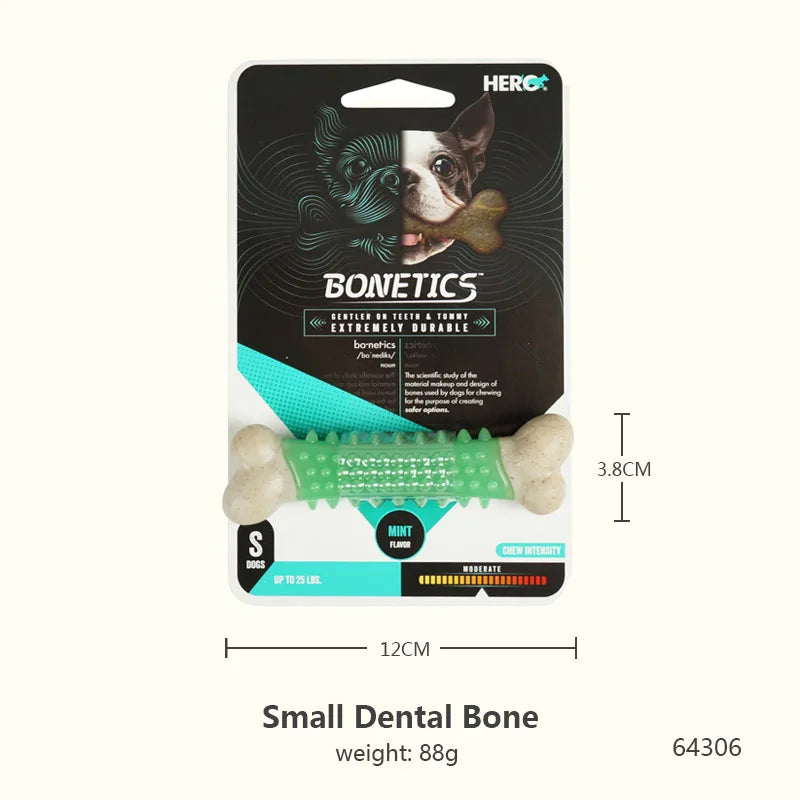 Durable Chew Bone for Dogs - Tough Nylon-Wood Dental Toy (All Sizes)