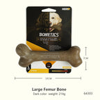 Durable Chew Bone for Dogs - Tough Nylon-Wood Dental Toy (All Sizes)