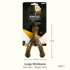 Durable Chew Bone for Dogs - Tough Nylon-Wood Dental Toy (All Sizes)