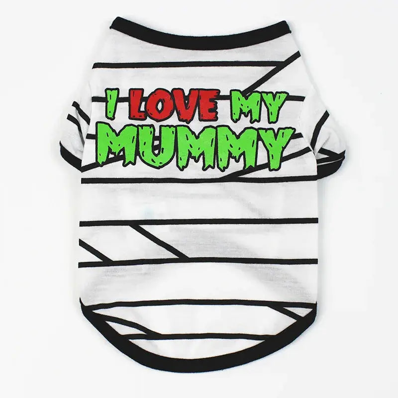 New Halloween Pet Clothes For Small Dogs Funny Dog Vest Cat Clothing Pet Hoodies Party Grimace Pumpkin Costume Puppy Up Outfit