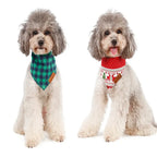 Dog Scarf Pet Dog Bandana Bib Pet Bandana Pet Accessories Triangular Bandage Adjustable Tie On for Cat Puppies Medium Large Dogs