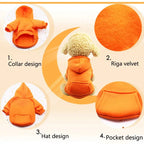 Warm Pet Clothes For Cats – Autumn Winter Hoodie Jacke & Coat