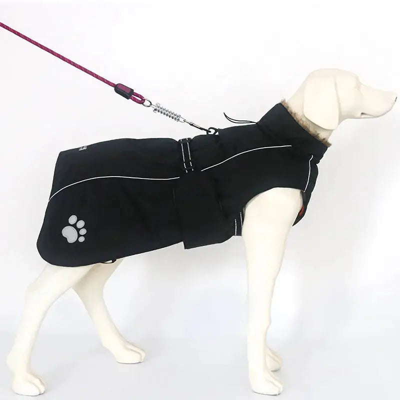 Pet Dog Clothes For Large Big Dogs Winter Warm Big Dog Jackets Padded Fleece Pet Coat Waterproof Design Dog Clothing Ropa Perro