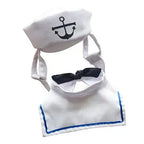 Funny Pet Cat Costumes – Navy Sailor Jacket Cloak Set