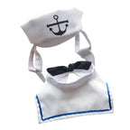 Funny Pet Cat Costumes – Navy Sailor Jacket Cloak Set