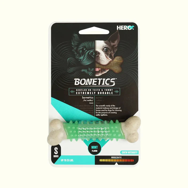 Durable Chew Bone for Dogs - Tough Nylon-Wood Dental Toy (All Sizes)