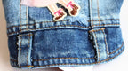 Denim Dog Clothes for Pitbulls Dachshund Fashion Dog Jeans Jacket  Blue Cowboy T-shirt for Shih Tzu Cool Apparel for Small Dogs