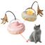 Interactive Cat Teaser Toy - Smart UFO with Feather and Bell